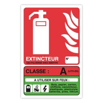 Classe de feu "A LITH-EX LUXE"