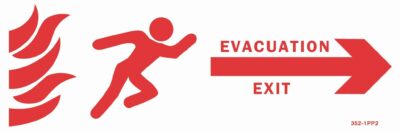 Feu - Evacuation vers la droite