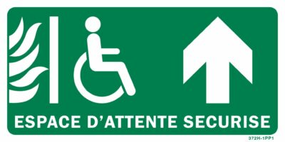 Espace d'attente sécurisé vers le haut