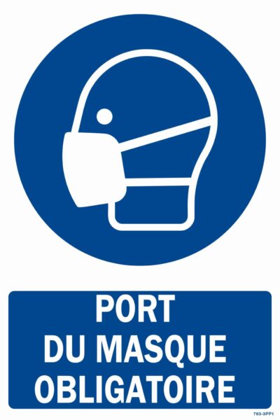 Port du masque obligatoire + picto