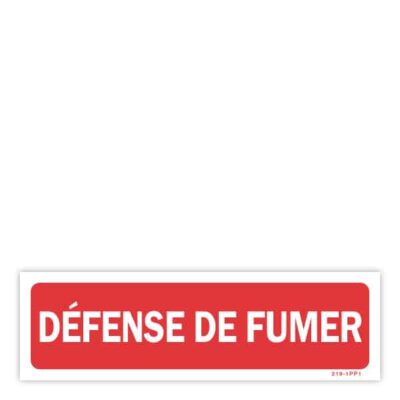 Défense de fumer