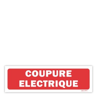 Coupure électrique